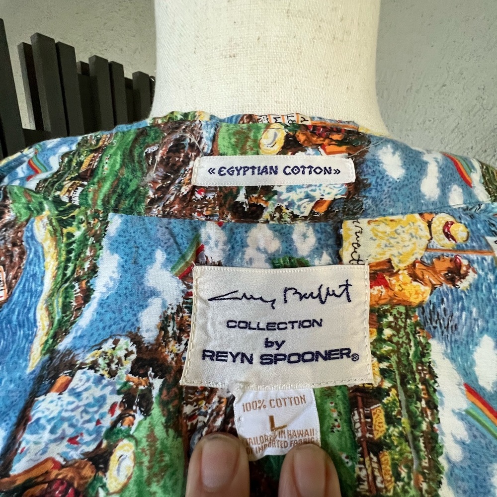 Guy Buffet By Reyn Spooner Golf Theme “Egyptian Cotton” Shirt View 6
